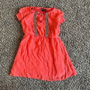 Beautiful orange guaze dress